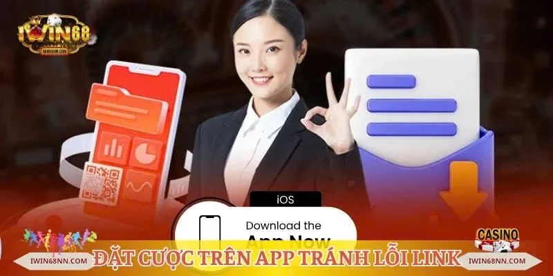Tham gia đặt cược trên app tránh lỗi link thành công